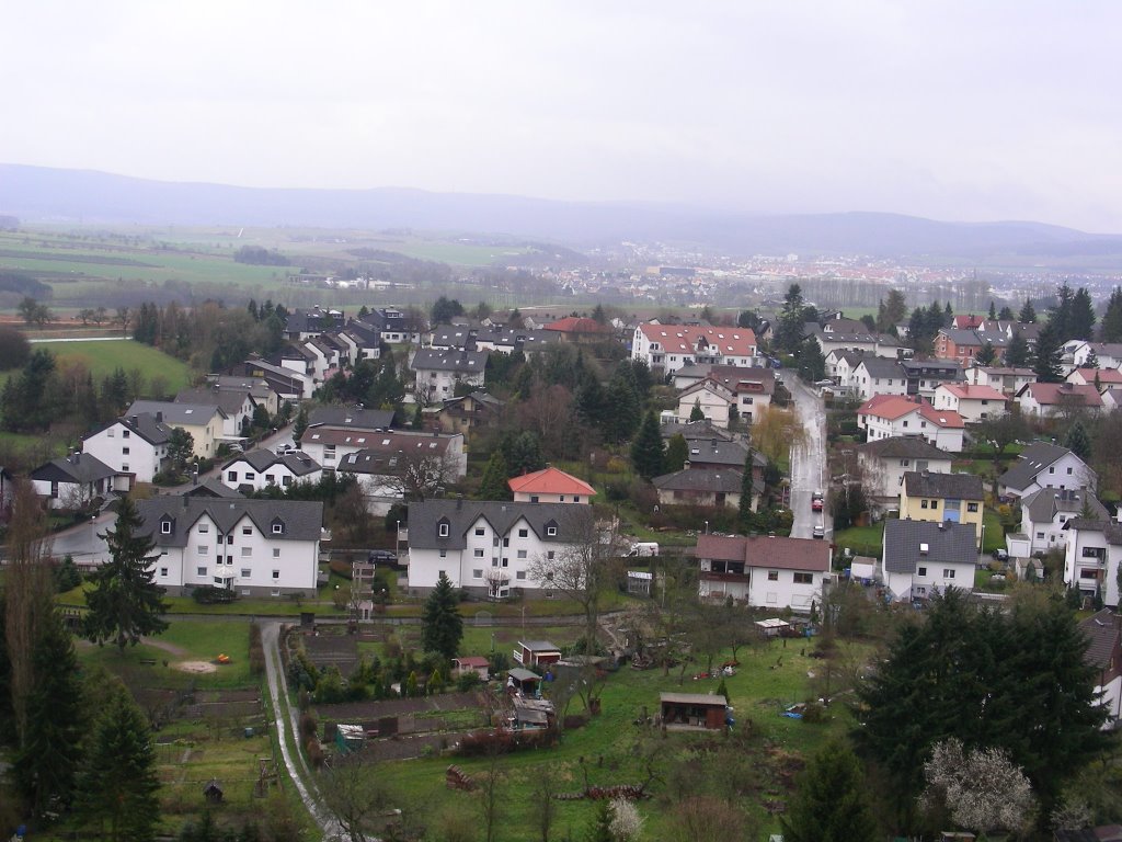 Eiskaut, Ostpreussenstr., im Hintergrund Westerfeld und Neu-Anspach by Commendatore