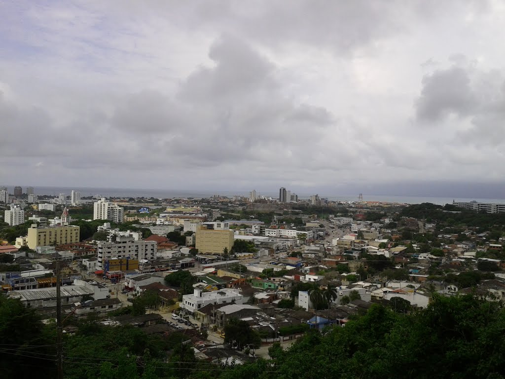 Vista de Cartagena desde el cerro La Popa by lestramend