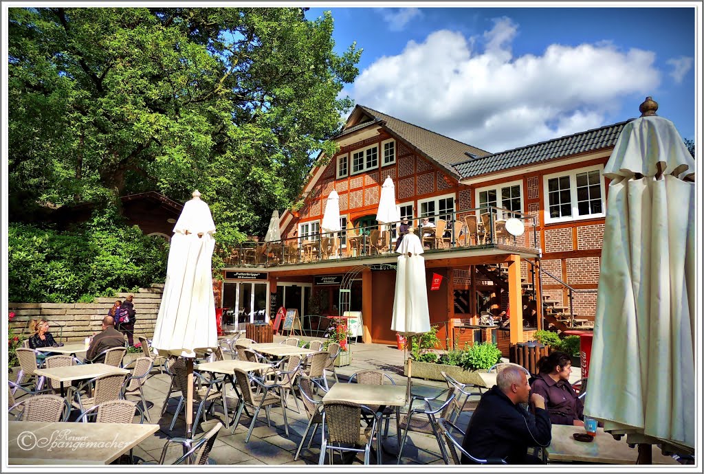 Biergarten, Restaurant Wildpark Schwarze Berge by Reiner Spangemacher