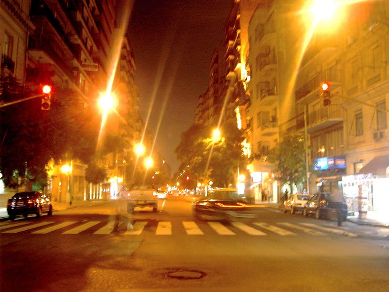 Av. Callao y Vicente López (vista hacia Av. del Libertador) by sergio d. vera