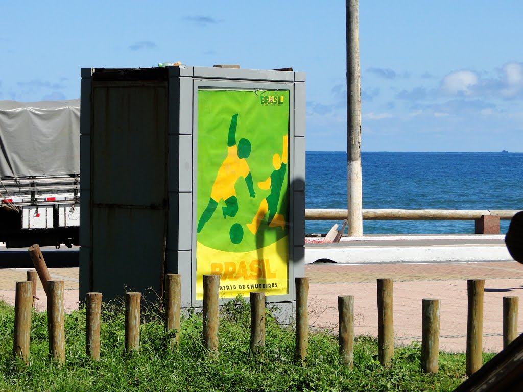 Public toilet - square in front of Amaralina beach, Salvador, Brazil by Caio Graco Machado