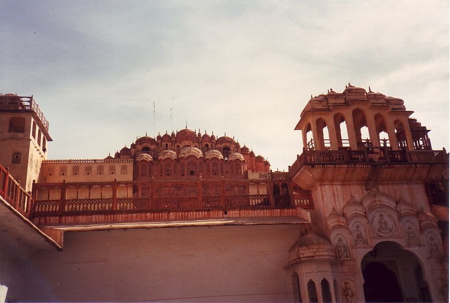 Palast der Winde, Jaipur, 1987 Rückseite by Glynn D.