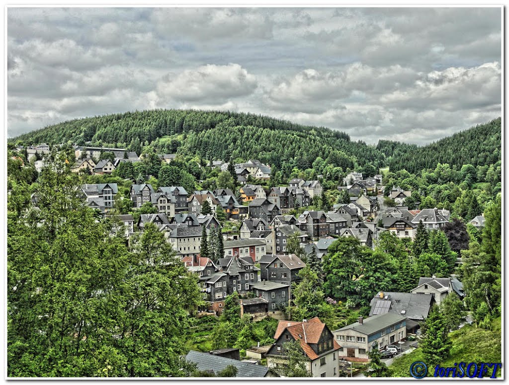 Blick von der Schanze nach Lauscha by toriSOFT