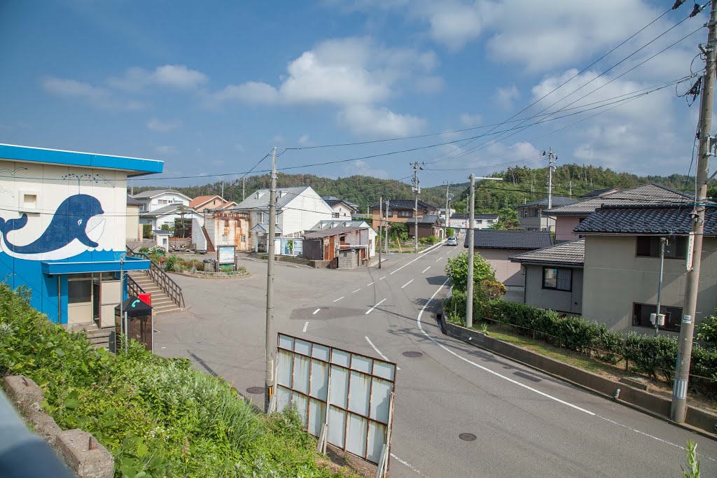 鯨波駅前の風景　JR信越本線　新潟県柏崎市 by nyanta2030