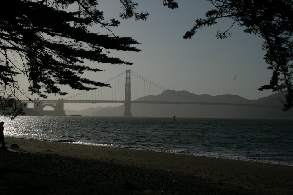 Golden Gate just before Sunset by Carola Prigge