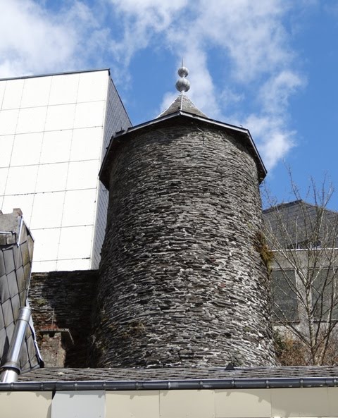 La Tour Griffon - only remnant of Neufchâteau Castle, 2013. by Nicholas RK Hutchings