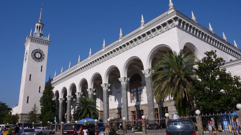 Sochi train station (Dushkin, 1952) by Andreyich