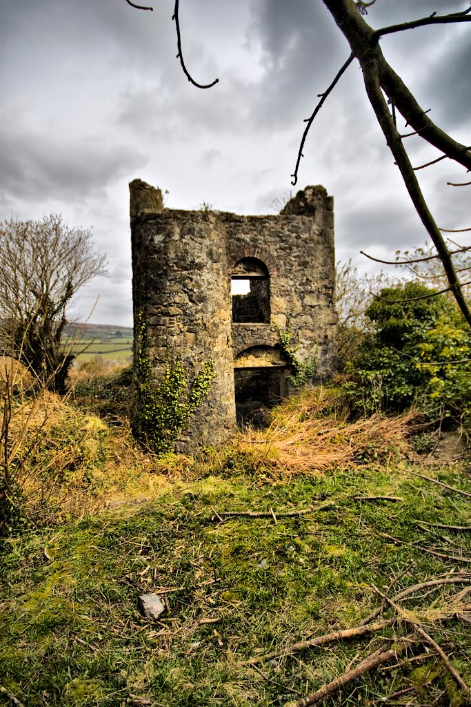 Tresavean Mine Stamps Engine House by Tristan Barratt