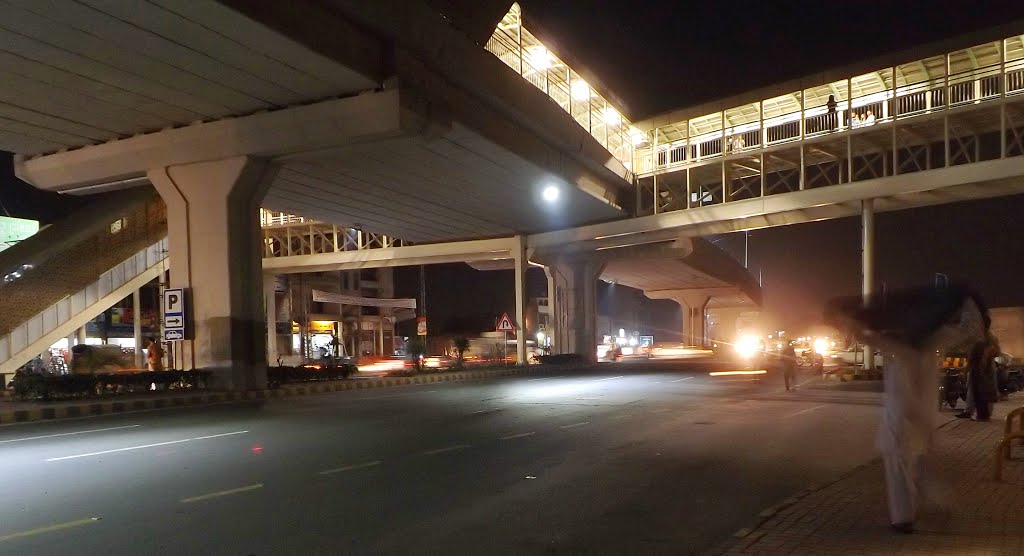 MBS elevated roadway night view by Engr. Arslan