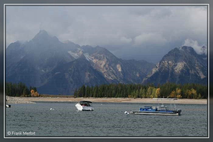 Leeks Marina am Jackson Lake by Frank Merfort