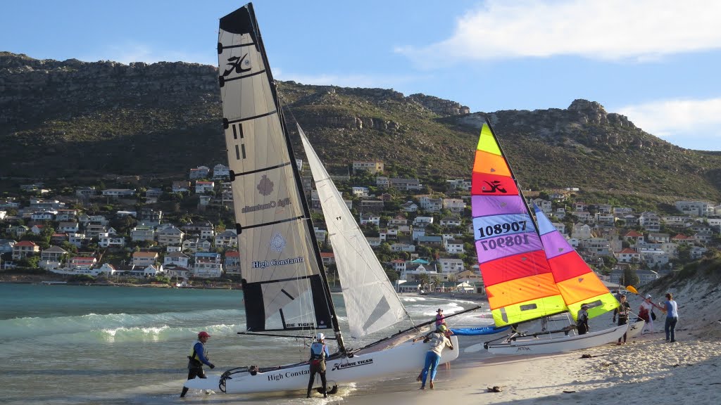 Sailing at Fish Hoek by Maria Wagener