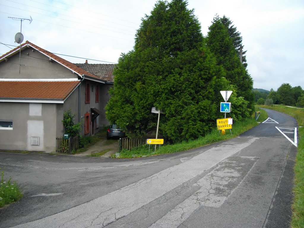 Déviation rue du Maroc à Voujeauourt by Claudius B.