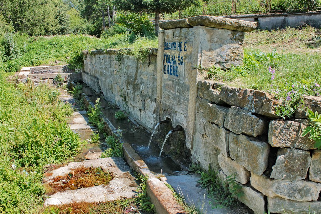 Fountain in village Stezherovo by aticank