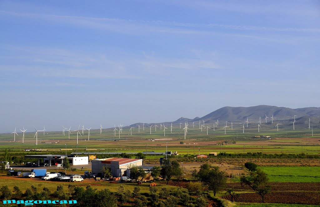 Hacia Granada - Dolar - Campo de aerogeneradores by magoncan