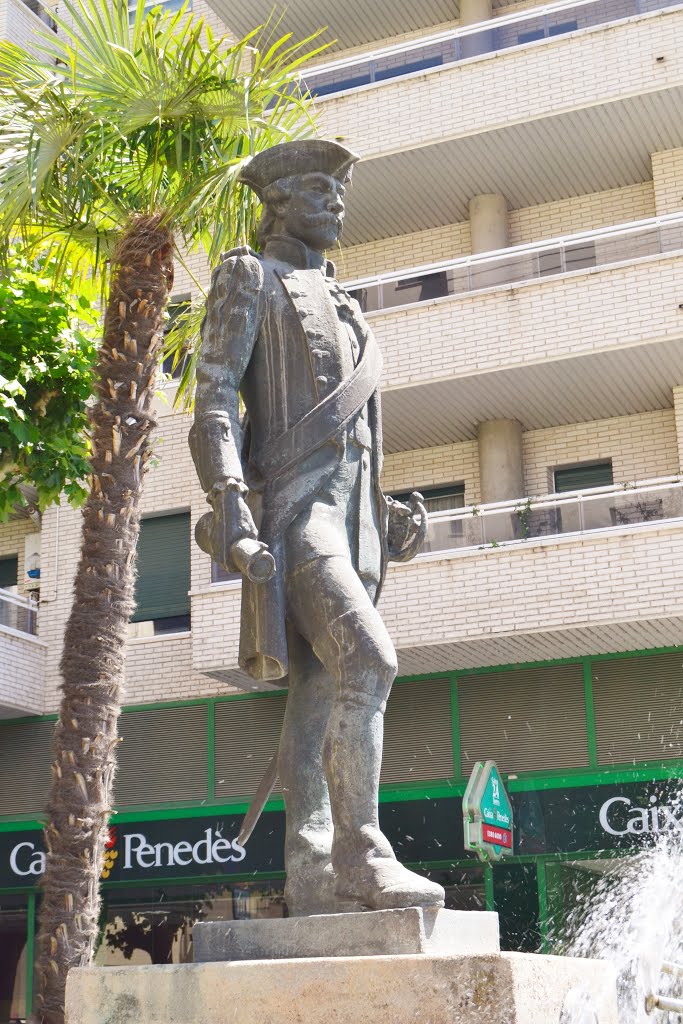 BALAGUER - MONUMENT AL CAPITÀ GASPAR DE PORTOLÀ (PASSEIG DE L'ESTACIÓ) by Yeagov