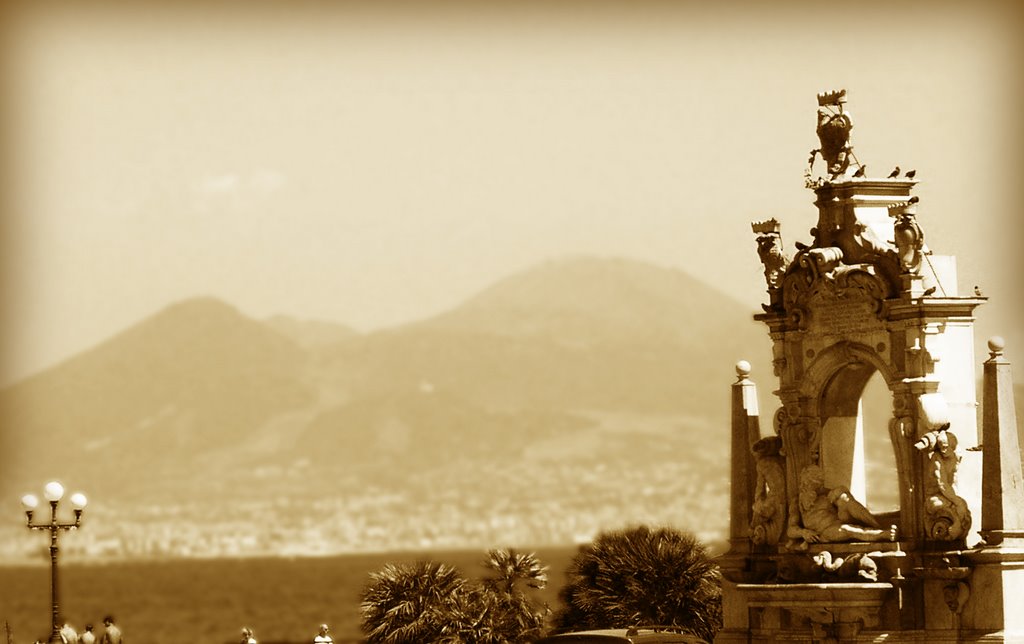 Vesuvio da Via Caracciolo - Napoli by fabioarte