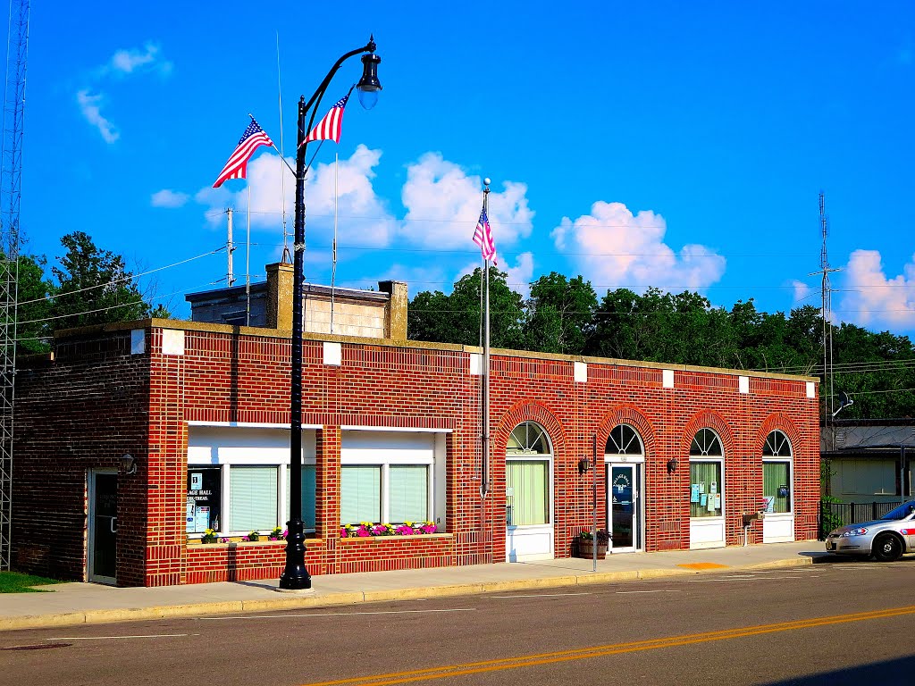 Monticello Village Hall & Police Department by Corey Coyle