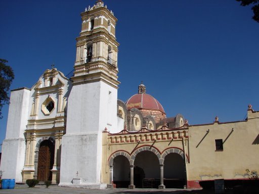 Templo NtraSra Angeles Tecaxic Mexico by inkisitoemexdf