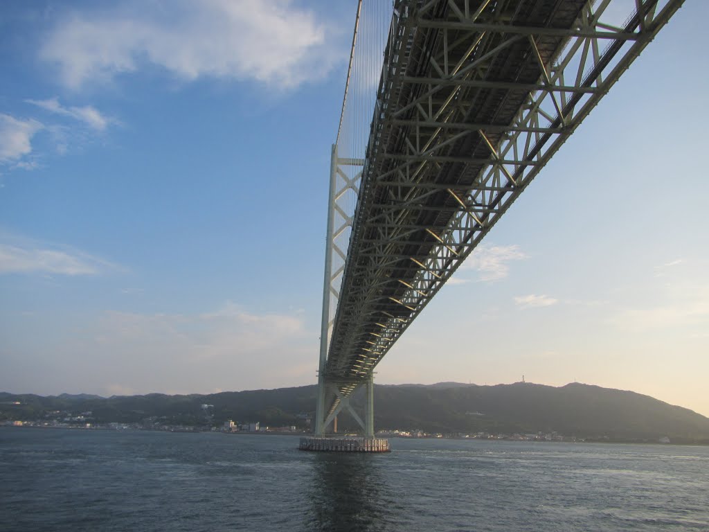 ジャンボフェリー　坂手港（小豆島）～神戸港　Akashi　Straight　Bridge by mariemon