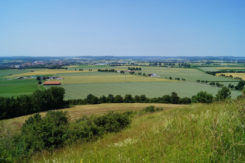 Hier geht der Blick in Richtung Warburg (Westen). by Almöhi