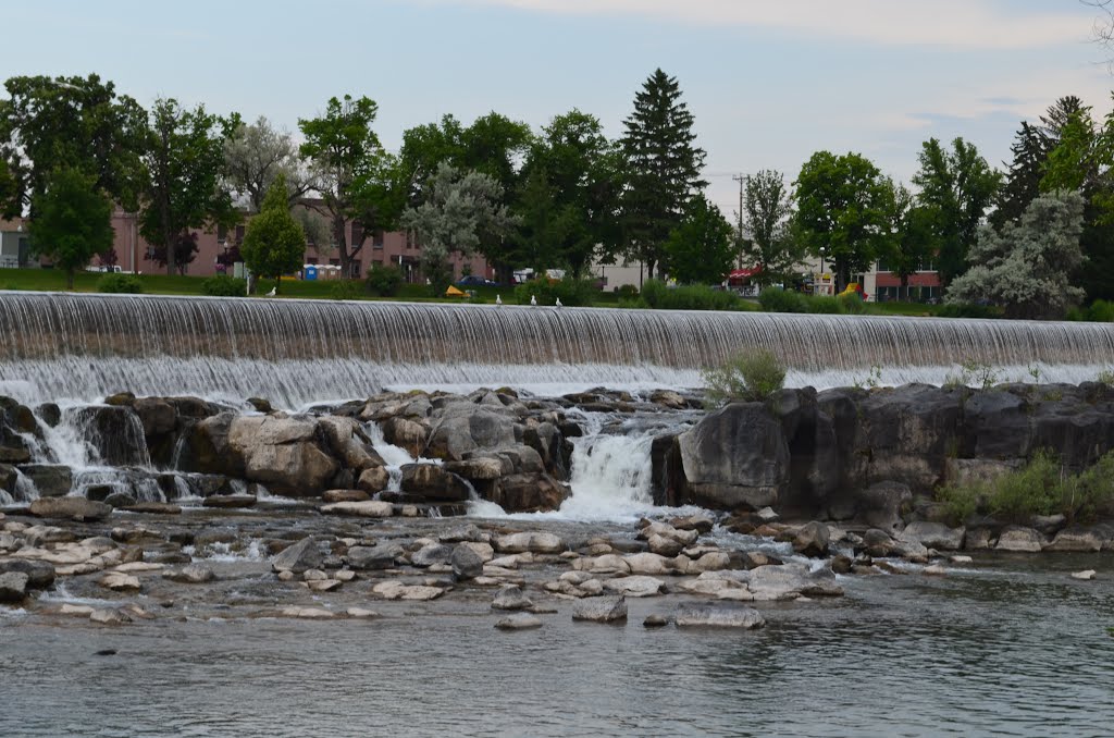 Idaho Falls, in Idaho Falls, Idaho. by C H Bradley