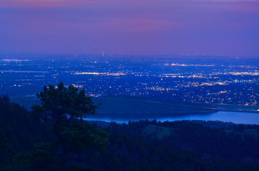 Dusk over Fort Collins by Brendan Bombaci