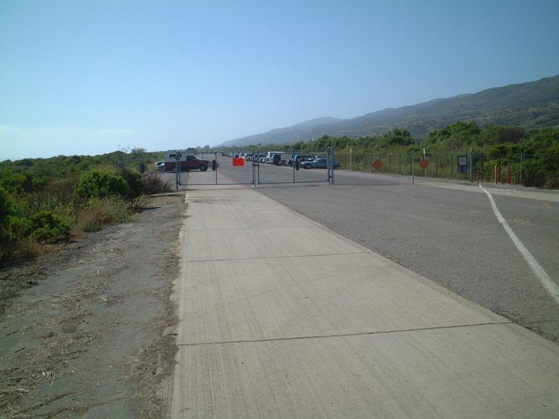 Abandoned U.S. 101 at the border of San Onofre State Beach and Camp Pendleton by ckcorbett