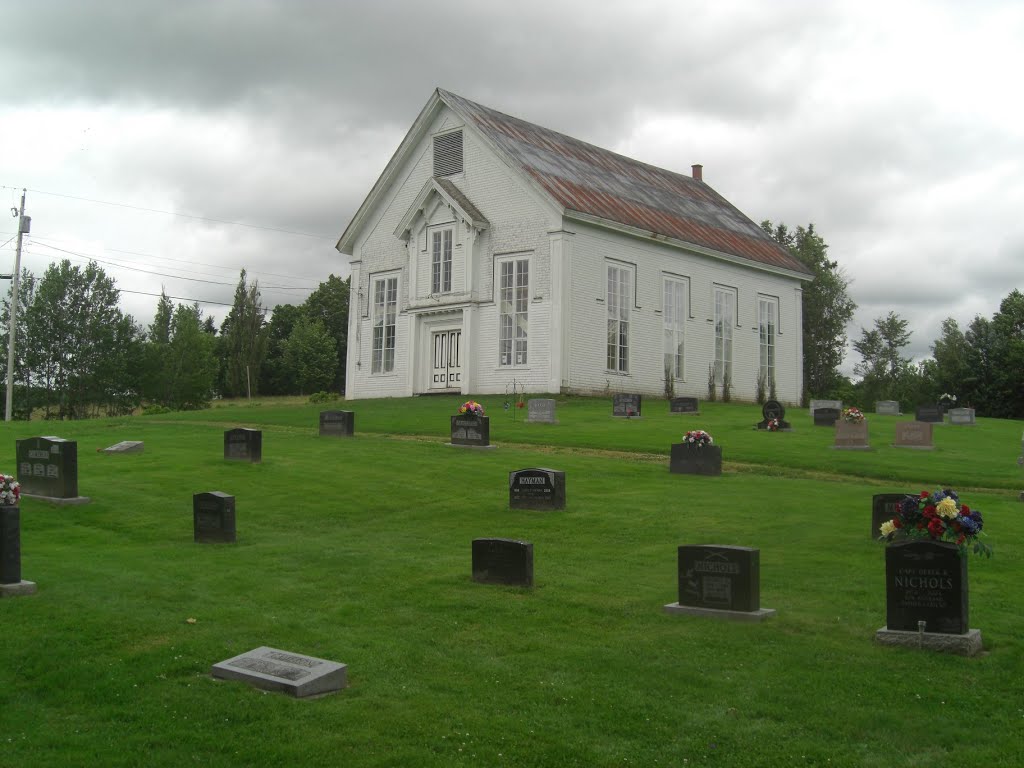 The Old Church at The Falls, Colchester County, Nova Scotia, july 14, 2011 by Tom Dudones