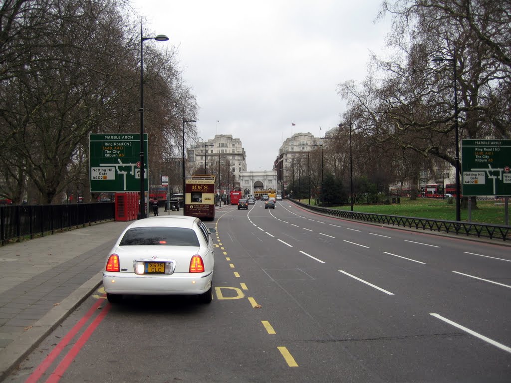 Park Lane and Marble Arch by Serge GunZZ