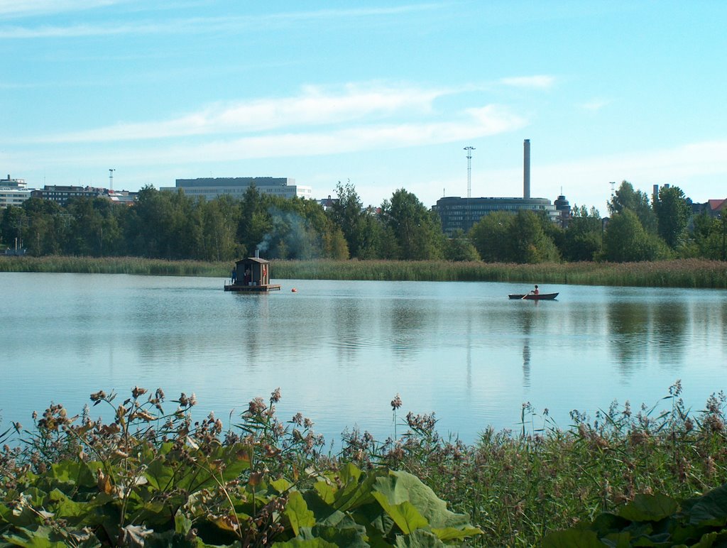 The Floating Sauna in the centre of Helsinki City (2007) by Annelis