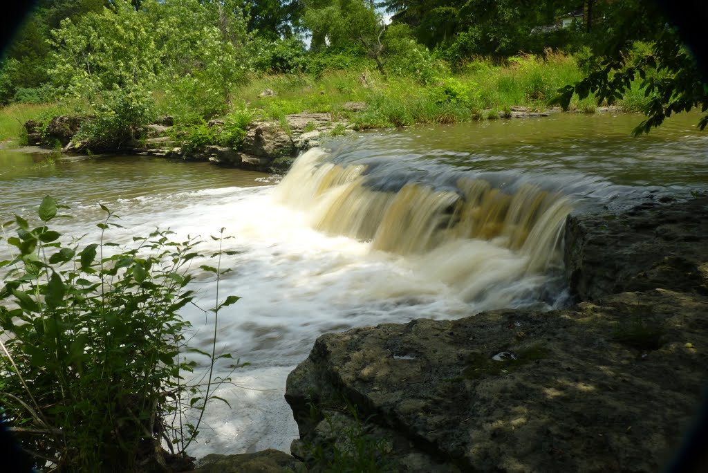 Small Waterfall just above Ball's Falls in Niagara Region, Canada by Joseph Hollick