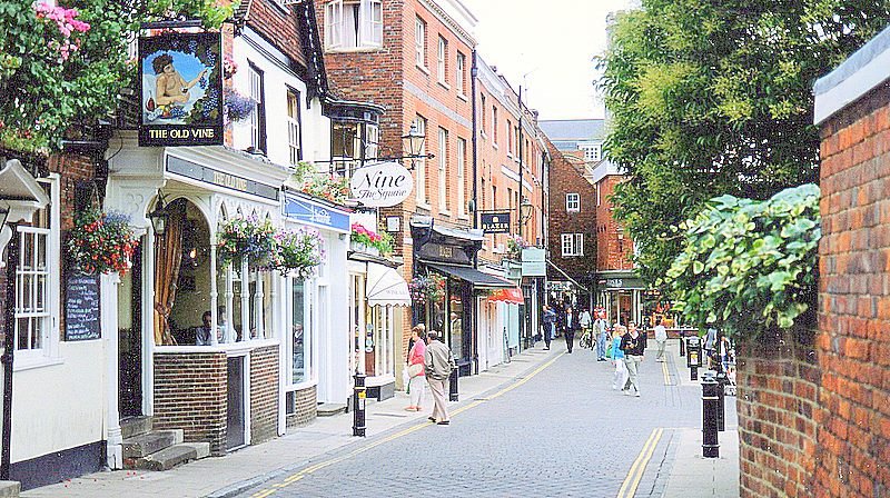 A STREET IN WINCHESTER by CLIVE BAILEY