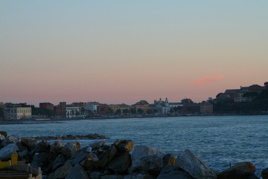 SESTRI AL TRAMONTO by Marco Devoto