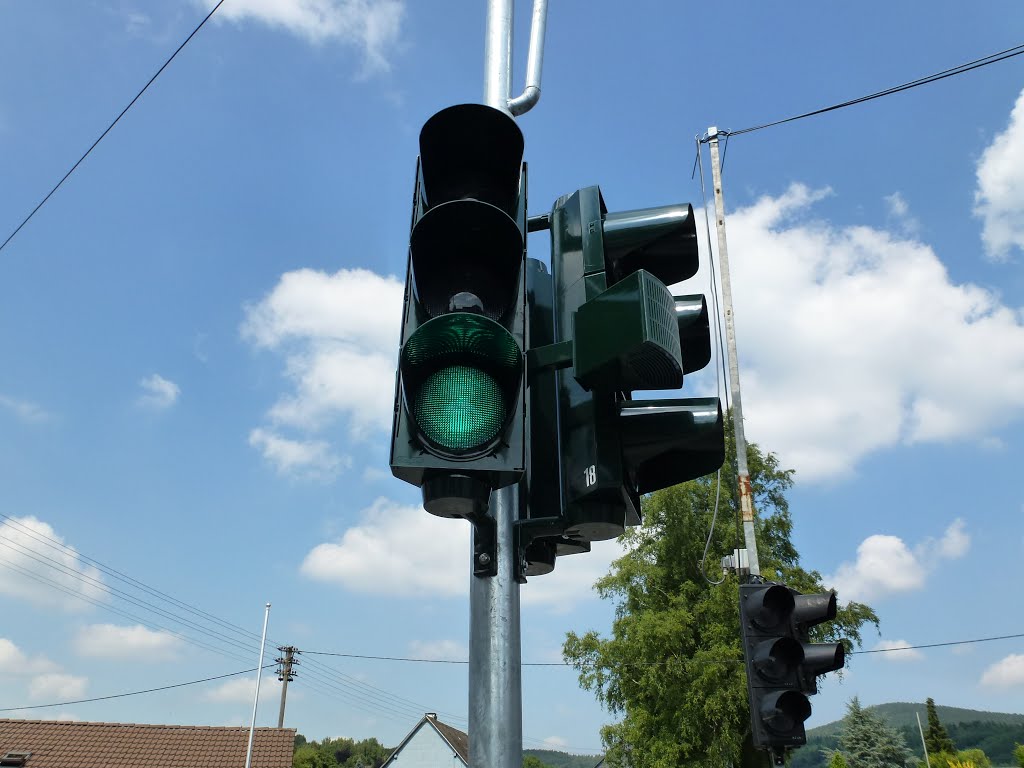 Neue Siemens LED Fußgänger Anlage by Ampelfreund.de