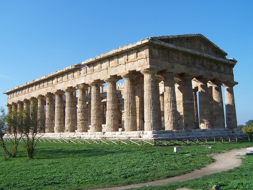 Paestum - La Basilica by Konstantin Mitroshen…