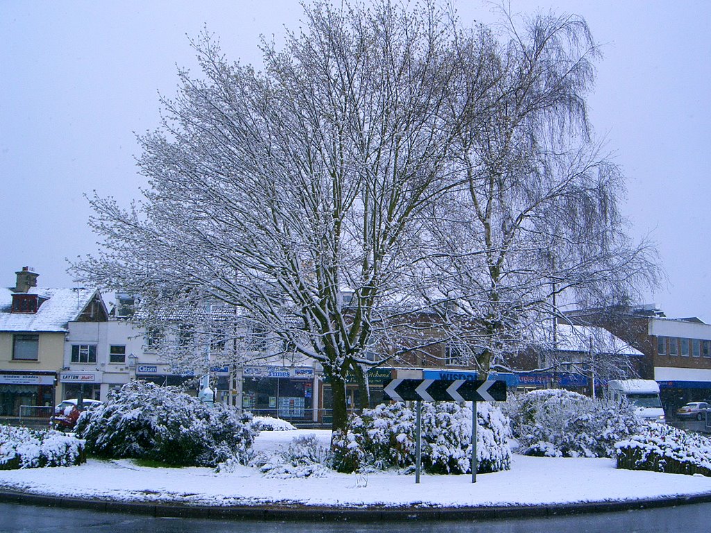 Sussex Square in April snow 2008 by Westsaxon