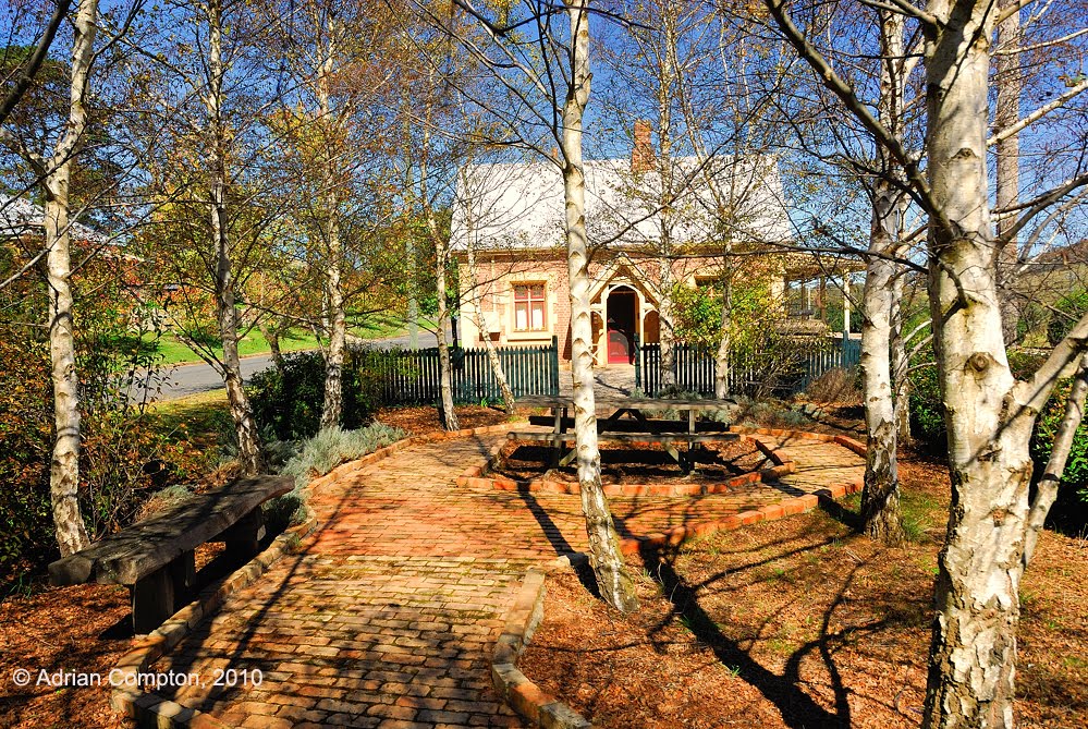 Rydal Rly Stn & Station Masters residence, now being used as accomodation for guests, April 2010. by Adrian Compton