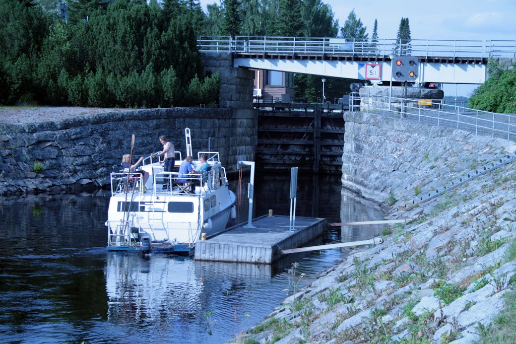 Virrat, Herraskylä, Lake Toisvesi, Boat Canal Herraisten Kanava, 13 July 2013 by Johanan Järvinen