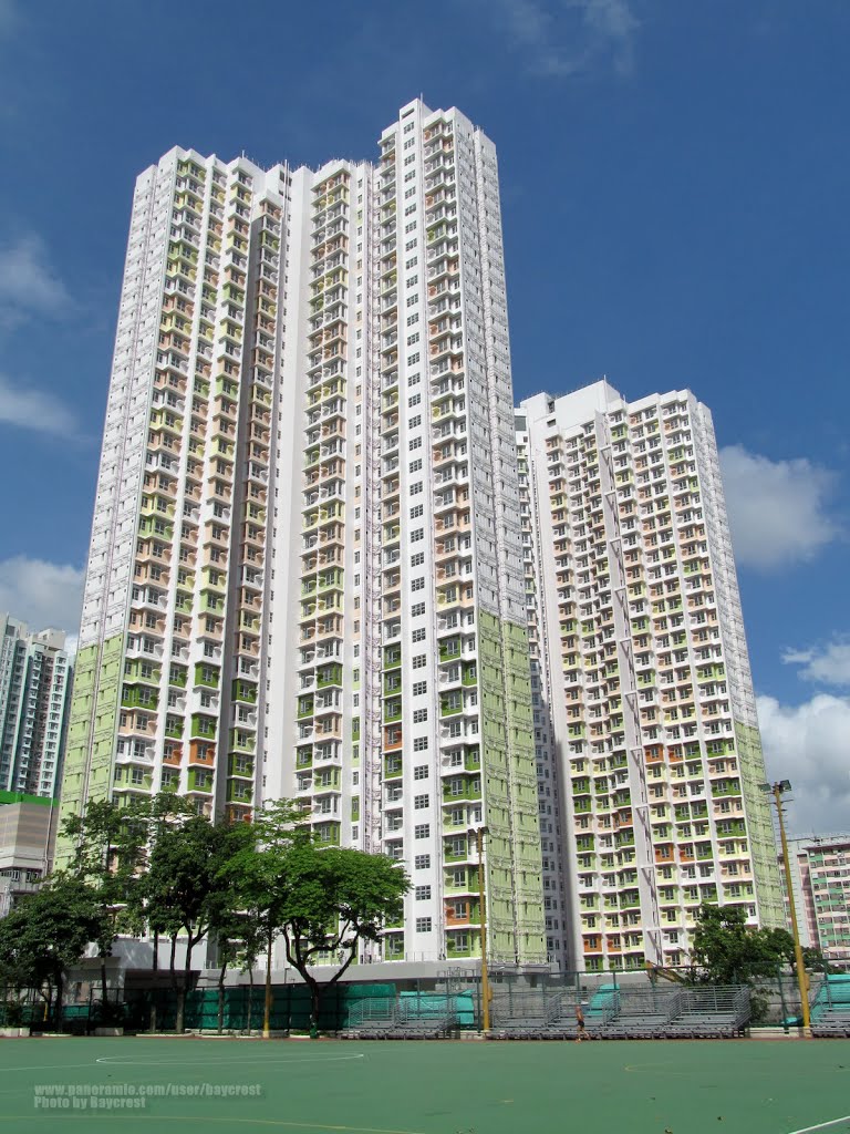 重建完成的長沙灣邨 Cheung Sha Wan Estate after redevelopment by Baycrest