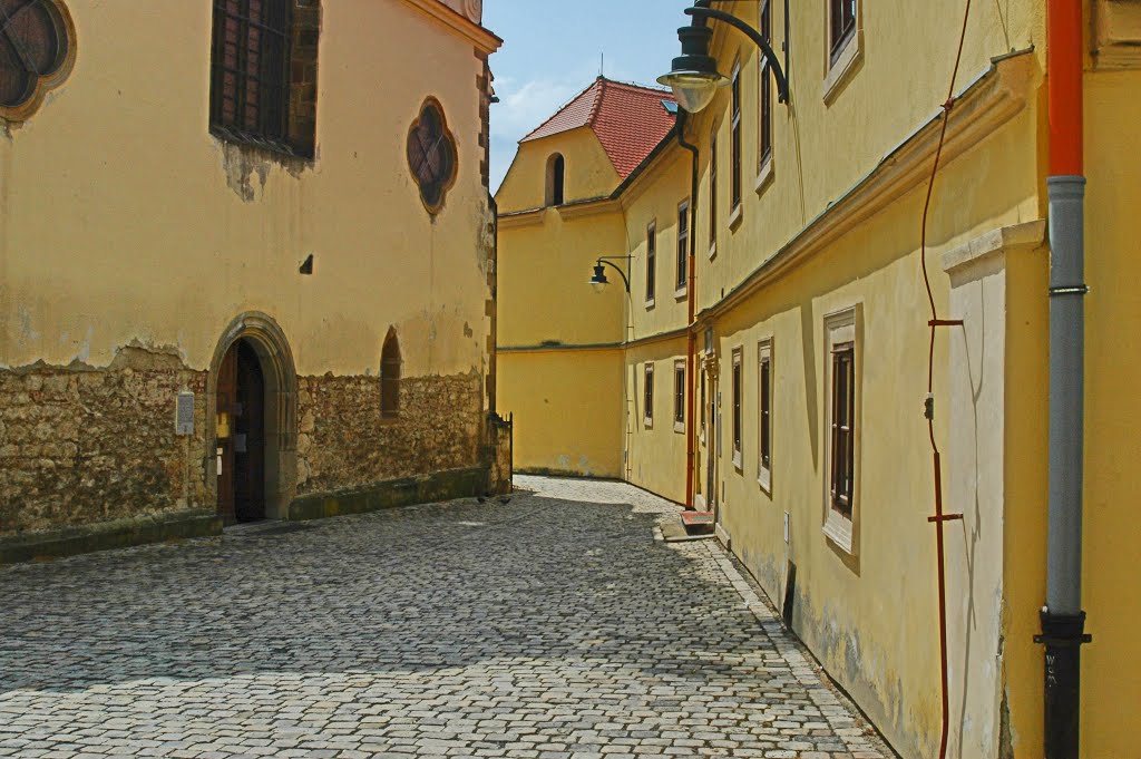 Back of the church in Chomutov by Jamabo