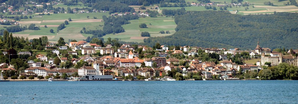 Vue à Grandson sur le Lac de Neuchâtel by GEPANET