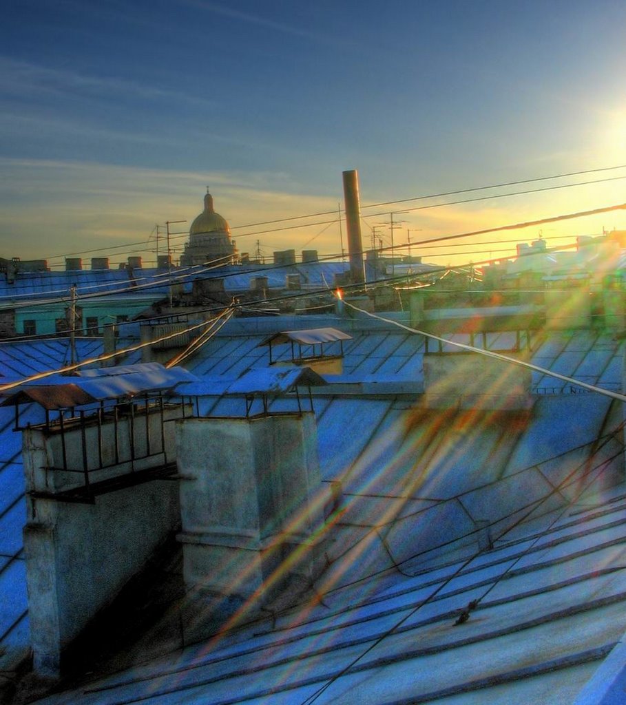 The view to the St. Isaac's Cathedral by Egor Litvinov