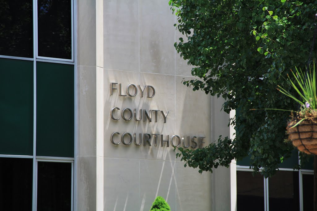 Floyd County Courthouse Sign, Prestonsburg KY by John MacKinnon