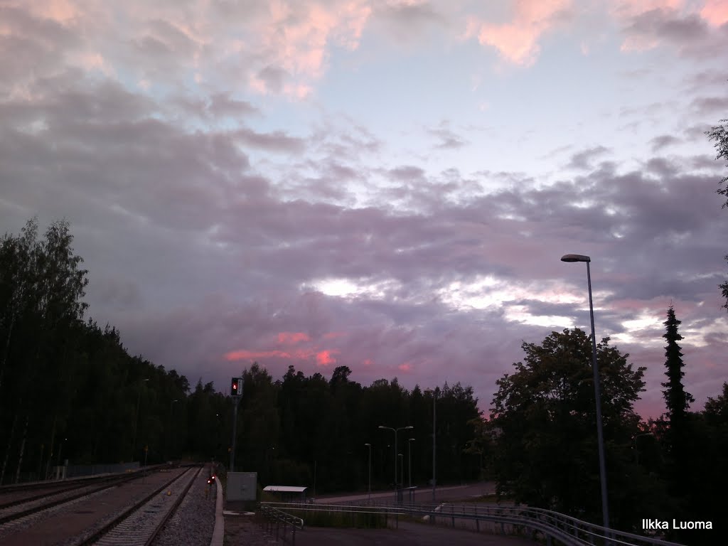 Sunset in Savonlinna by Ilkka Luoma