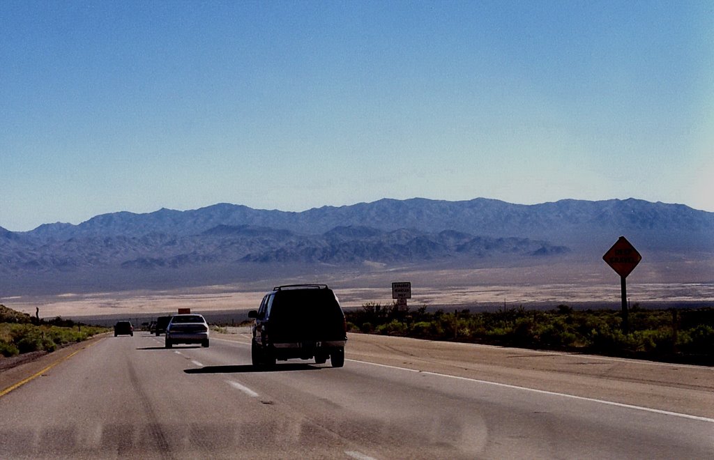 I-15 road, California, USA by voyager747