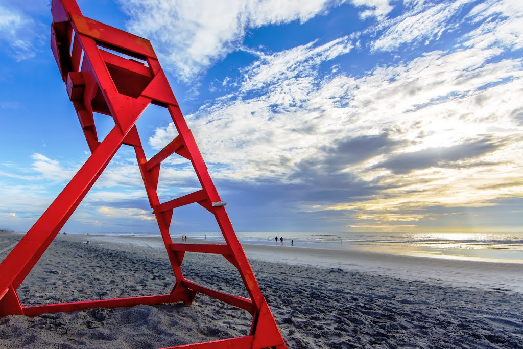 JAX Beach on Sunday Morning by Mark Kortum