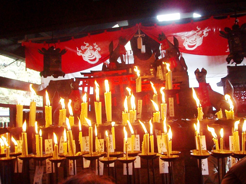 Flames at fushimi inari by bhudda