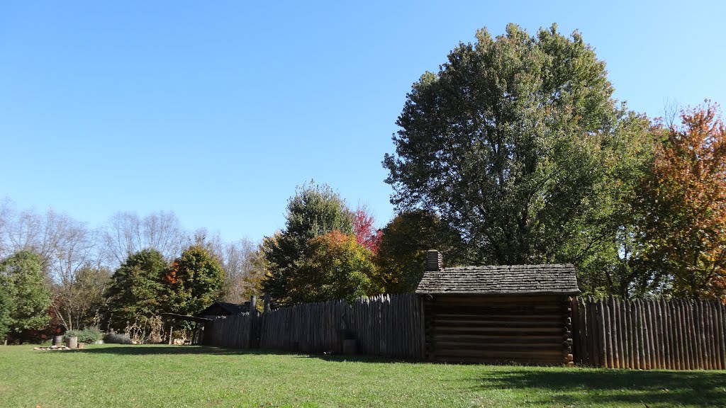 Reconstructed Fort Watauga, Sycamore Shoals SHA, Elizabethton, TN by chfstew