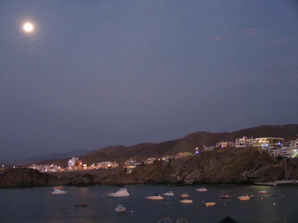 Playa Santa Maria by Moonlight, Peru by Brendan Murphy