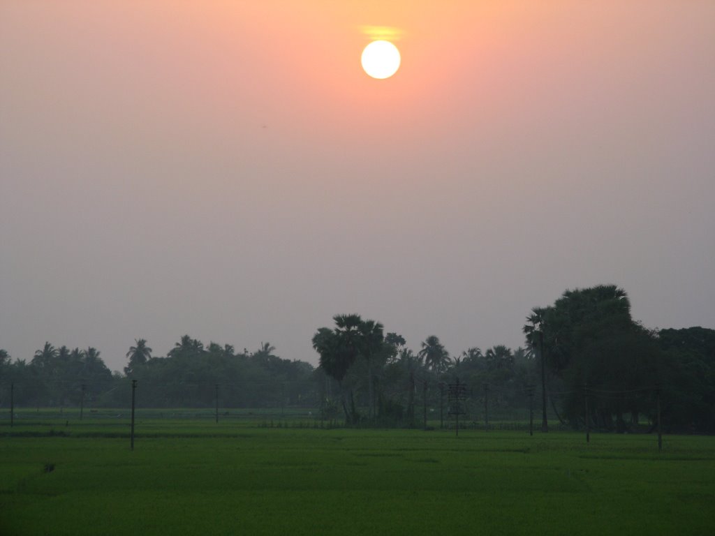 Sunseting at Horizen @ NH2 by Arijit Banik